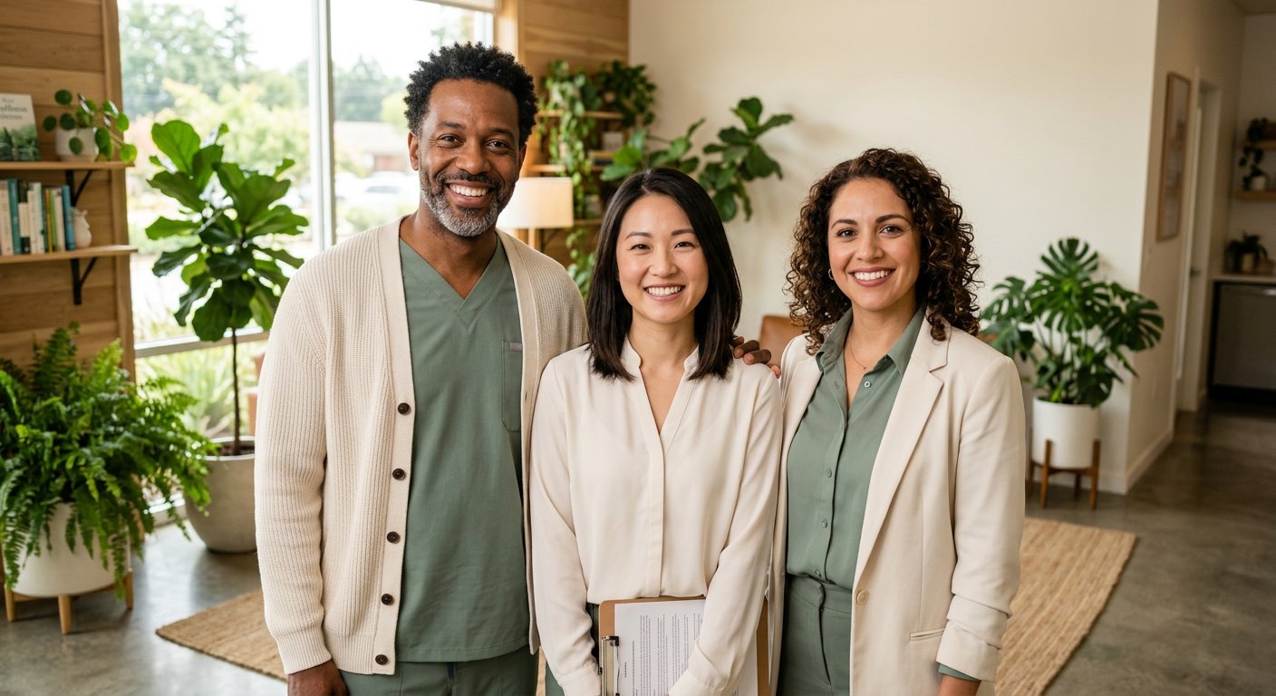 Health Living Nutri care team in the clinic